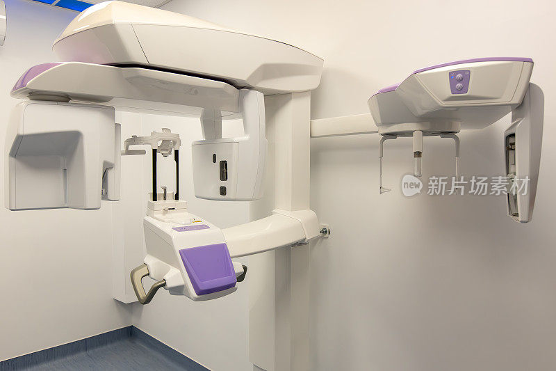 三维x射线扫描全景机在临床。3 d牙科扫描仪